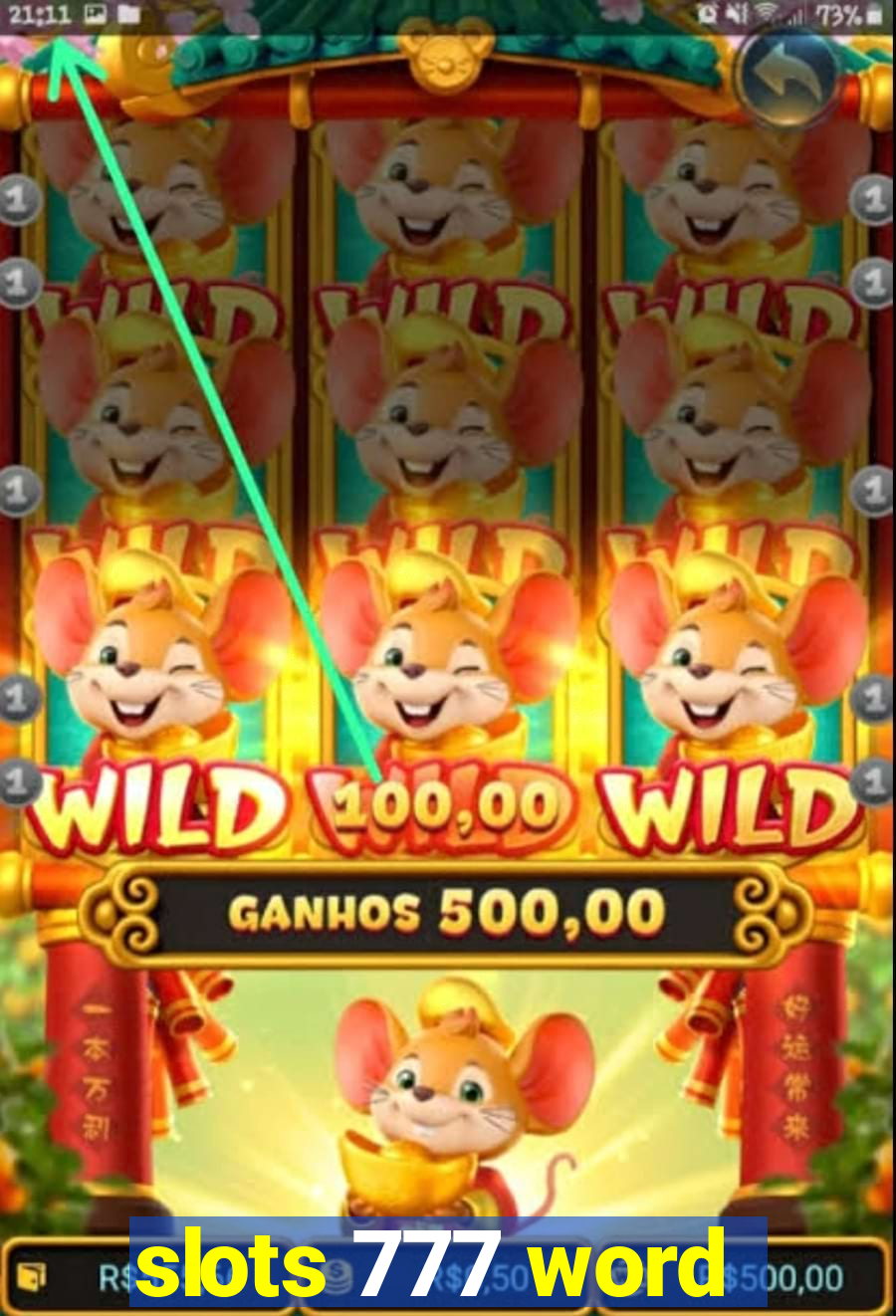 slots 777 word